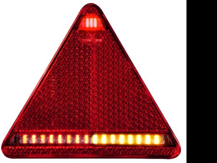 Taillight LED triangle reflector.