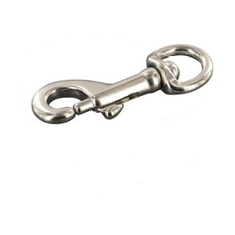 Swivel snap,nickel plated 80 to 110mm