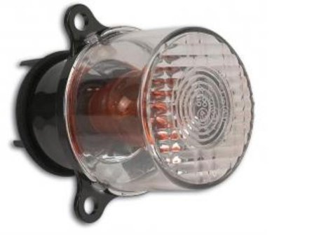&oslash; 98 mm Taillight LED-ring + inside lamp clear glass