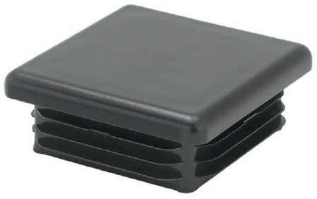 Square ribbed insert size from 20x20 mm Black