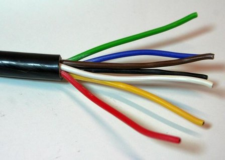 7- core Cable 7x0,75 mm&sup2;