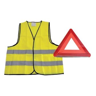 Jacket kit Yellow &amp; Safety Warning Triangle 