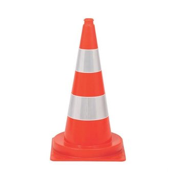 Traffic cone 50 cm, Orange/White.