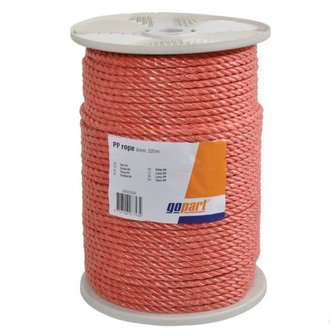 Rope Nylon Red, from 4mm-12mm,220mtr.