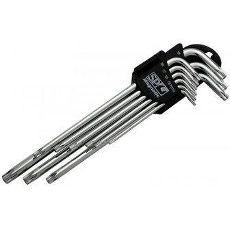TORX Set 9-pc set. wrenches in sleeve.