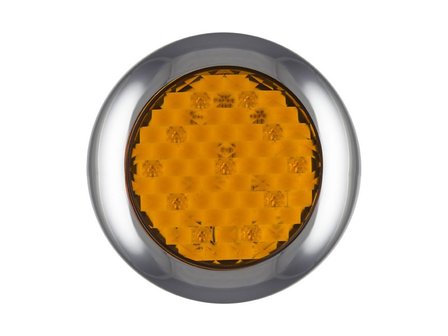 &oslash; 145 mm Indicator Amber LED chrome