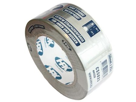 Duct-Tape Black, HPX, thiness,  50mm x 25 Mtr.