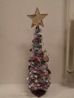 Christmas tree, metal.