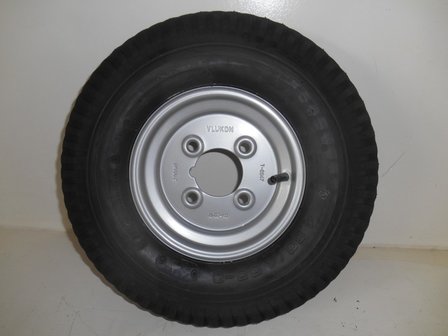 4.80/400x8&quot; English pitch, 101.6 mm Wheel complete.