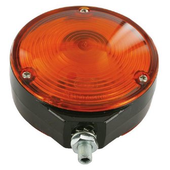 Signal lamp, 102mm round, Orange