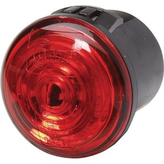 Sidemarker LED light &oslash;30 mm Red Hella Valuefit.