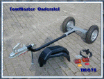 TMO 75 VA, with fixed shaft. Chassis complete set with wheels and lighting. (Max. 40 km/h)