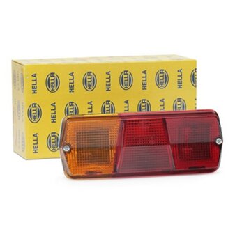 Taillight Hella 201x76 mm, 3-functions, a.o. EZS Left