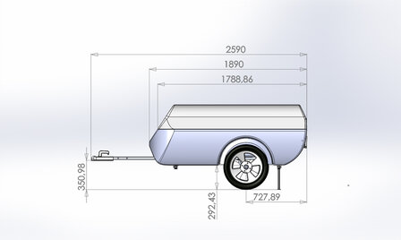 JM1000 Trailer 1000 Ltr.