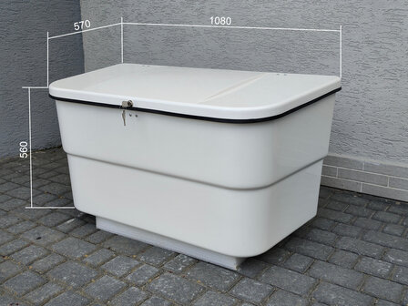 Towbar Storagebox polyester 1100x420x370mm. V-Model