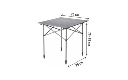 Camping table, foldable.