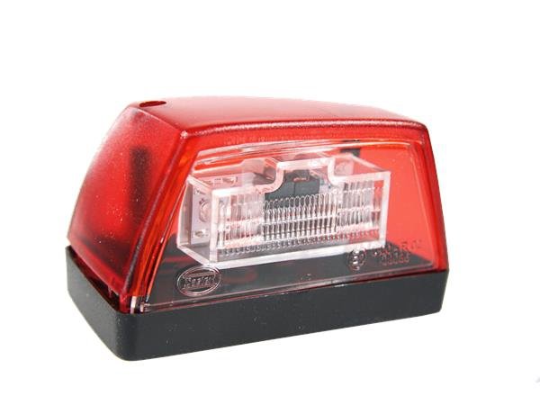 License plate LED light, Red illuminated