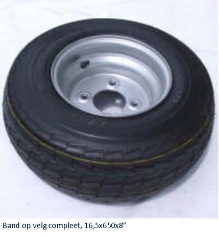 Tyre 16,5x650x8"