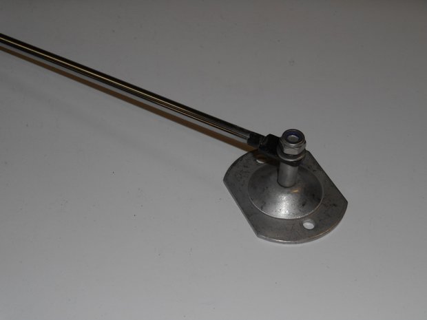 Gasspring holder, round model Stainless steel