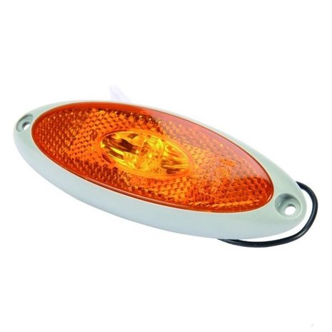 Amber Side marker lamp LED Plastic white JOKON 12.1018.030