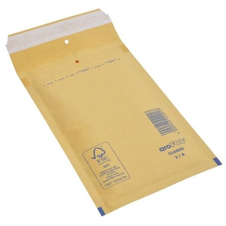 Fill air envelope brown, diff. sizes.