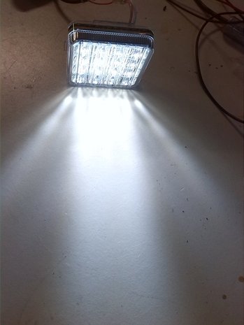 Reversing light 104x104mm LED