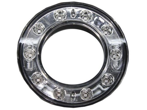 Taillight LED-ring clear glass 98mm Rearlight/Brakelight