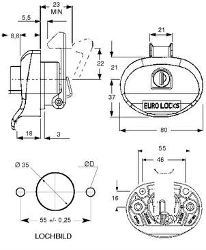 Knob lock with cilinder lock