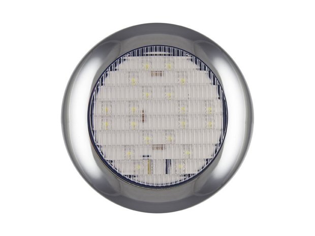 ø 145 mm Reversing light White glas LED chrome