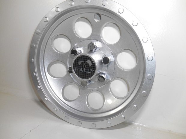 10" RALLY Wheel cover Silver/Metallic 10"