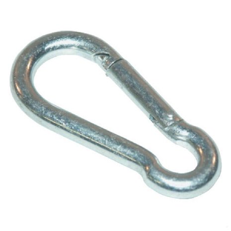 Carabiner galv 80 x 8 mm, pro 5 pieces.