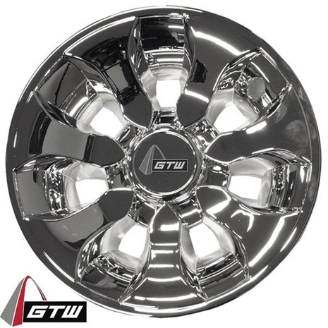 8" "DRIFTER" Wheelcover Chromed 8", 2 pieces.