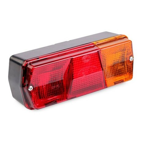 Taillight Hella 201x76 mm, 3-functions, a.o. EZS Right