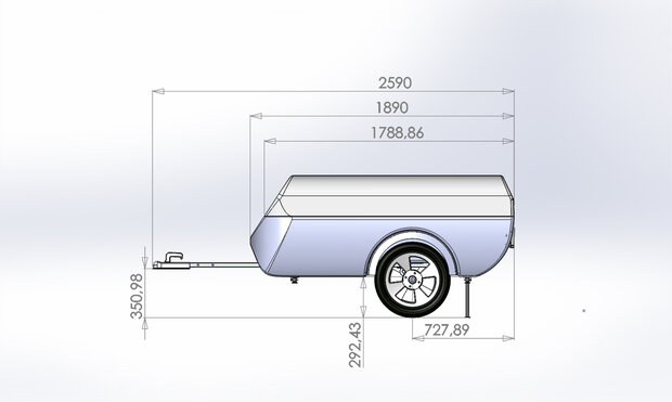 JM1000 Trailer 1000 Ltr.