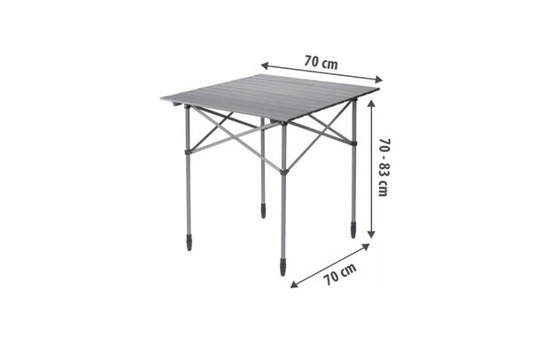 Camping table, foldable.